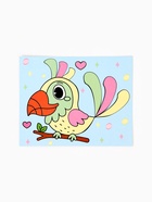 Объемная аппликация "Попугай". По методике Монтессори. 257121 - фото 119392904