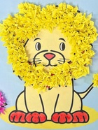 Объемная аппликация "Лев". По методике Монтессори. 257123 - Фото 10