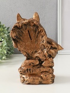 Копилка для денег «Волки - пара», гипс, 14×26 см, под бронзу - фото 809343836