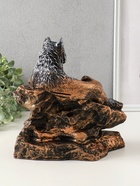 Копилка для денег «Волк на скале», гипс, 16×28×27 см, под бронзу с серебром - Фото 3