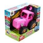 УЦЕНКА Каталка с палкой СИНИЙ ТРАКТОР 25 песен, фраз, звуков.свет.кор.бат Умка в кор.36 шт. - Фото 3