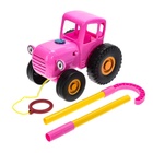 УЦЕНКА Каталка с палкой СИНИЙ ТРАКТОР 25 песен, фраз, звуков.свет.кор.бат Умка в кор.36 шт. - Фото 5