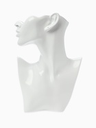 УЦЕНКА Бюст для украшений «QF. Половина лица», отверстие под серьгу, 18×5×26 см, белая - Фото 2