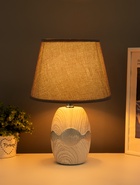 УЦЕНКА Настольная лампа «Кассиопея» Е14 40 Вт серый 20×20×33 см - фото 14980087