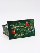 Набор новогодних подарочных коробок 10 в 1 «Изумрудные шары», 12×7×4 – 32.5×20×12.5 см - фото 120060298