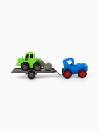 Игрушка трактор с катком «Синий трактор» - Фото 2