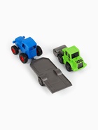 Игрушка трактор с катком «Синий трактор» - фото 809641211