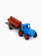 Игрушка трактор с бревнами «Синий трактор» - фото 809641223