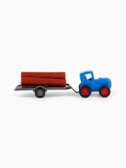 Игрушка трактор с бревнами «Синий трактор» - Фото 2