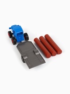 Игрушка трактор с бревнами «Синий трактор» - фото 809641225