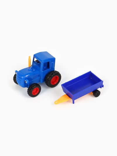Игрушка трактор с телегой