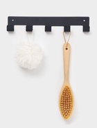 Вешалка настенная, 5 крючков, чёрная - Фото 3