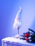 Фигура «Гном в белом» 55 см, текстиль, 1 LED, от батареек AG13×3, свечение тёплое белое - Фото 4