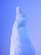 Фигура текстиль «Гном в белом» 55 см, 1 LED, от батареек AG13×3, свечение тёплое белое - фото 60980110