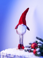 Фигура текстиль «Гном в красном» 55 см, 1 LED, от батареек AG13×3, свечение тёплое белое - фото 60980120