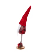 Фигура текстиль «Гном в красном» 55 см, 1 LED, от батареек AG13×3, свечение тёплое белое - фото 60980130