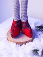 Фигура «Гном в красном» 55 см, текстиль, 1 LED, от батареек AG13×3, свечение тёплое белое - Фото 8