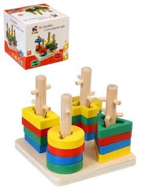 Развивающая деревянная игрушка - сортер, 3+ 10916387