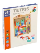 Развивающая головоломка Тетрис деревянный - Фото 8