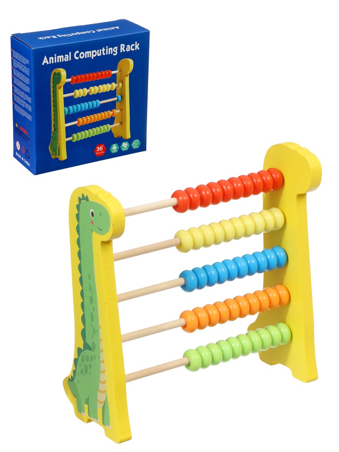 Деревянные счеты для детей - Фото 1
