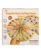 Настольная игра 2 в 1 головоломка Шнурочки + Магнитный бой - Фото 17