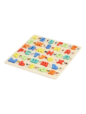 Сортер - вкладыш «Русский алфавит» деревянный, для детей