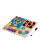 Деревянный  пазл Тетрис 3 в 1 - Фото 2