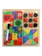 Деревянный  пазл Тетрис 3 в 1 - Фото 12