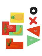 Деревянный  пазл Тетрис 3 в 1 - Фото 7