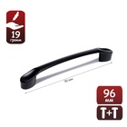 УЦЕНКА Ручка-скоба CAPPIO LIBERTY RSC019, м/о 96 мм, цвет черный - Фото 2