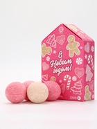 Адвент-календарь «С Новым годом», бомбочки для ванны, 4 шт. х120 г, URAL LAB 10361224