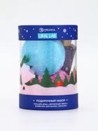 Подарочный набор новогодний в тубусе «Медвежонок», бомбочка, гель, мочалка, URAL LAB - фото 119424493