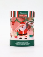 Подарочный набор новогодний в тубусе «Лисичка», бомбочка, гель, мочалка, URAL LAB - фото 119424508