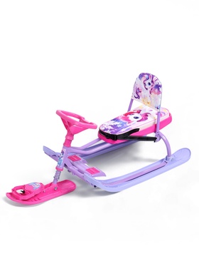 {{photo.Alt || photo.Description || 'УЦЕНКА Снегокат «Лошадка», со спинкой, розовый, фиолетовый, ТС4-1СЛ/Л Snow Cat'}}