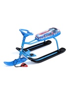 УЦЕНКА Снегокат «Тимка спорт 1+» с гонщиком, голубой, ТС1+/Г Nika - Фото 5