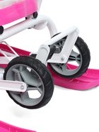 УЦЕНКА Снегокат «Котики», с родительской ручкой, со спинкой, розовый, ТС6-СЛ/К Snow Cat - Фото 14