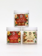 Соль для ванны, набор 3 шт. × 200 г, имбирное печенье, глинвейн, мандарин, URAL LAB 10885101