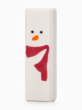 Бомбочка для ванны прямоугольная «Снеговик», 70 г, URAL LAB