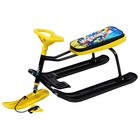 УЦЕНКА Снегокат «Тимка спорт 1+» Winter sport, жёлтый, чёрный, ТС1+/WS Nika Kids - Фото 1