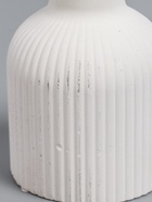 УЦЕНКА Ваза гипс настольная «Кувшинчик в полоску» 9.5×7 см, белый 10959281