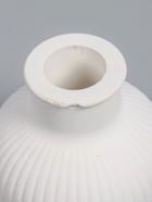 УЦЕНКА Ваза гипс настольная «Кувшинчик в полоску» 9.5×7 см, белый 10959281