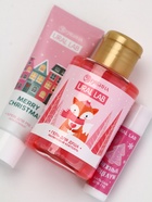 Новогодний подарочный набор косметики «Снежной зимы»: гель для душа,крем, бомбочка, бальзам, косметичка, URAL LAB - фото 60980183