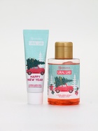 Подарочный набор косметики в мешке: крем для рук, пилочка, гель для душа, аромат ягодный сорбет, URAL LAB - фото 60980196