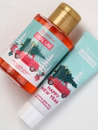 Подарочный набор косметики в мешке: крем для рук, пилочка, гель для душа, аромат ягодный сорбет, URAL LAB - фото 60980198