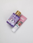 Подарочный набор косметики в мешке: крем для рук, пилочка, гель для душа, аромат фруктовый лимонад, URAL LAB - фото 60980210