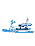 УЦЕНКА Снегокат «Тимка спорт 4-1» Три кота, голубой, белый, со спинкой, ТС4-1/ТК Nika Kids - Фото 9