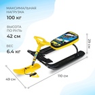 УЦЕНКА Снегокат «Тимка спорт 2+» winter sport, жёлтый, чёрный, ТС2+/WS Nika Kids 10959305