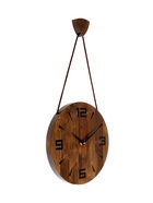 Часы настенные, интерьерные, бесшумные, d-30 см, дерево на подвесе 10957456