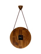 Часы настенные, интерьерные, бесшумные, d-30 см, дерево на подвесе 10957456