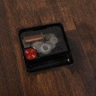 Часы настенные, интерьерные, бесшумные, d-35 см, дерево, открытые, темный циферблат 10957458